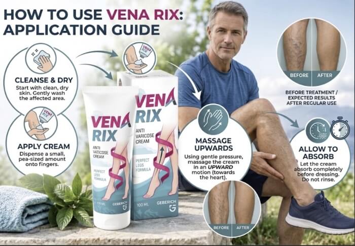 Anwendungshinweise für Venarix-Creme Anwendungshinweise für Venarix-Creme